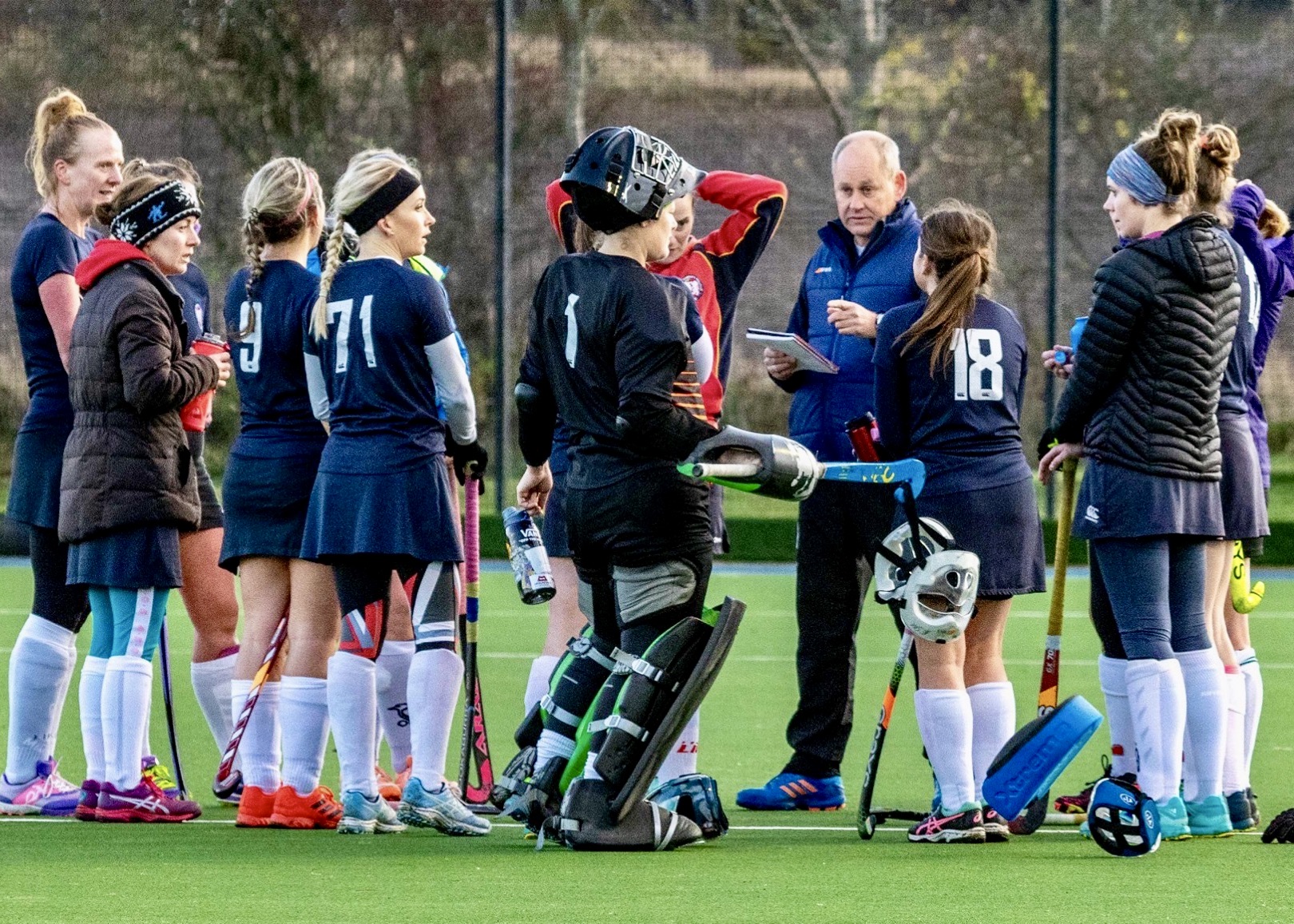 to ESM Hockey Club in Edinburgh